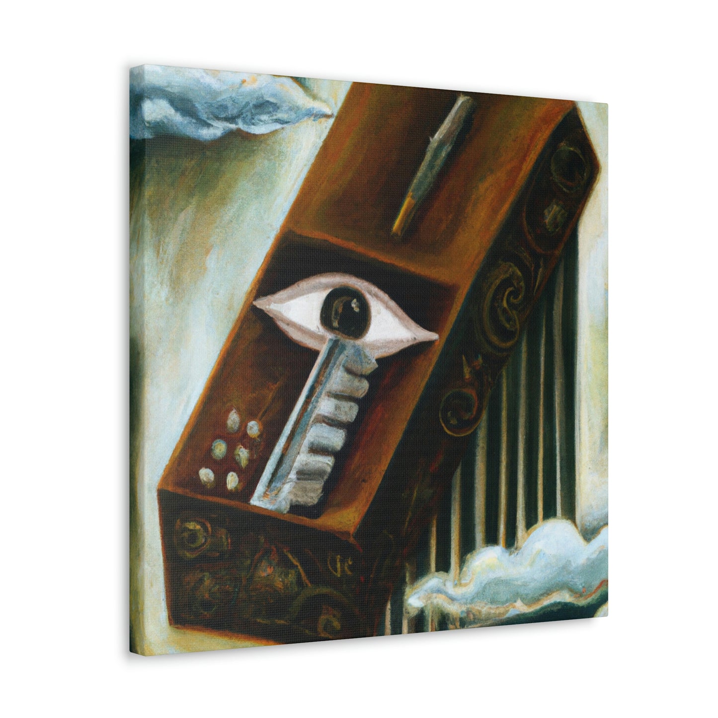 Harmonica's Psychedelic Melody - Canvas