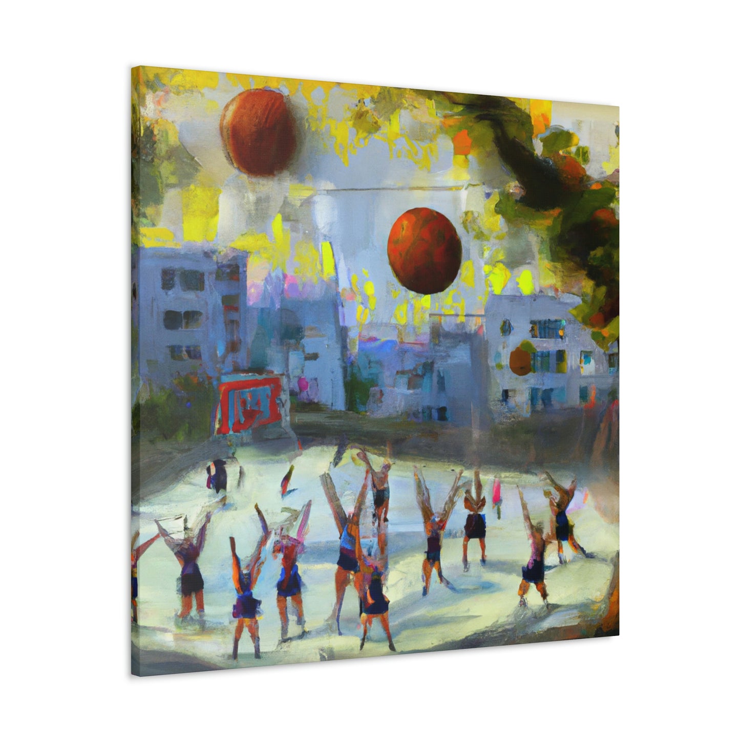 Volleyball Vibrancy Vitality - Canvas