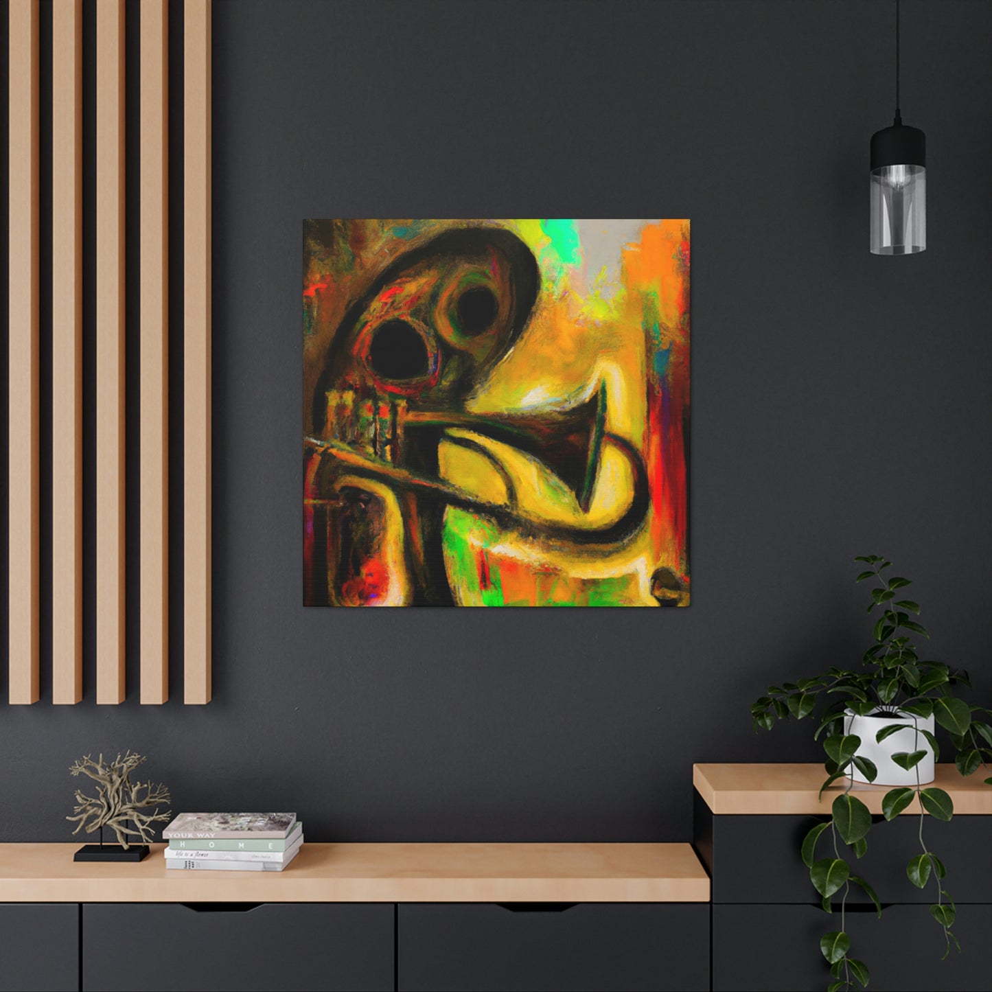 Trumpet of Abstraction - Canvas