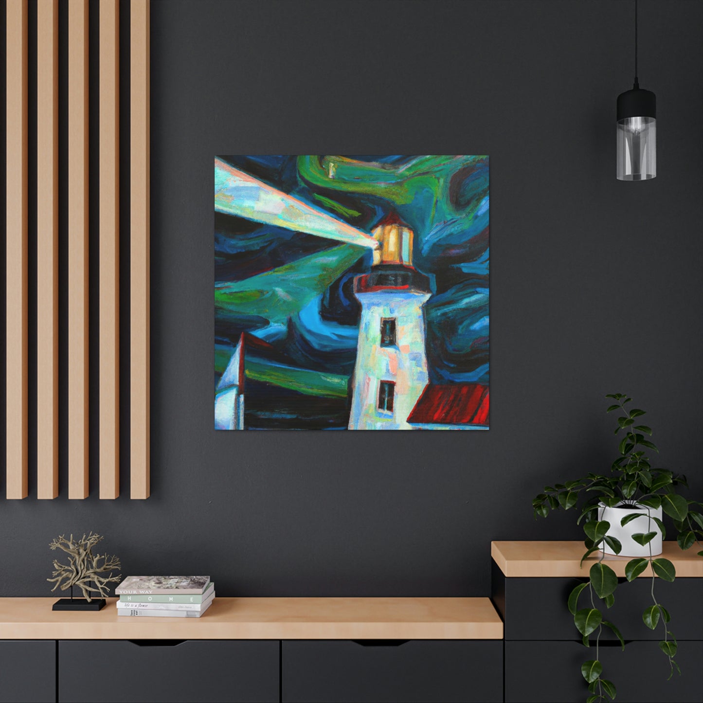 "Lighthouse on the Shore" - Canvas