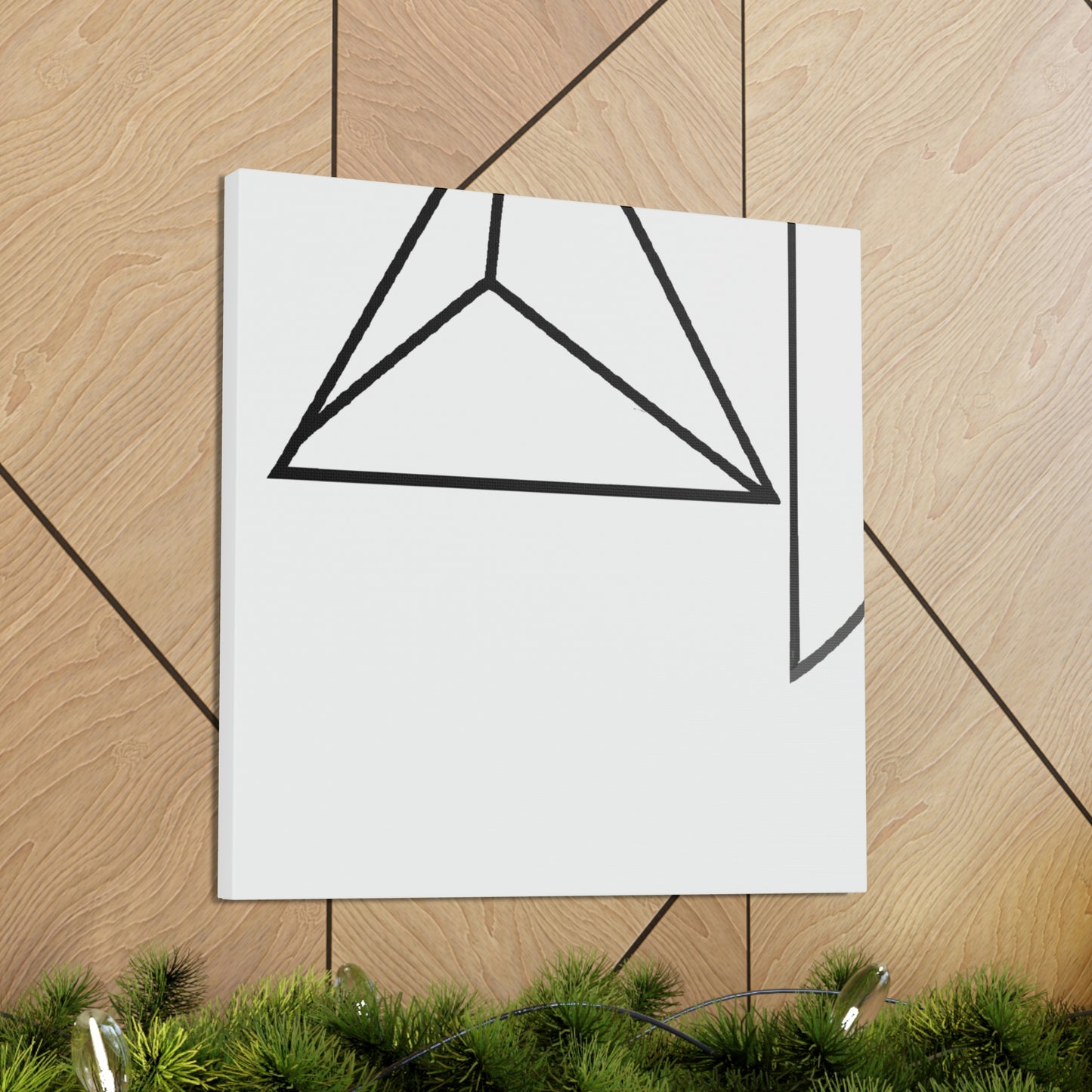 "Blank Abstract Harmony" - Canvas