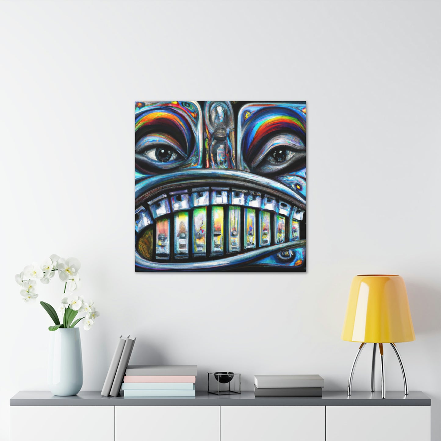 "Harmonica Melody Cascade" - Canvas