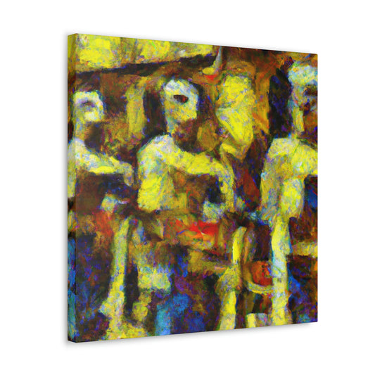 Robots of Impressionism - Canvas