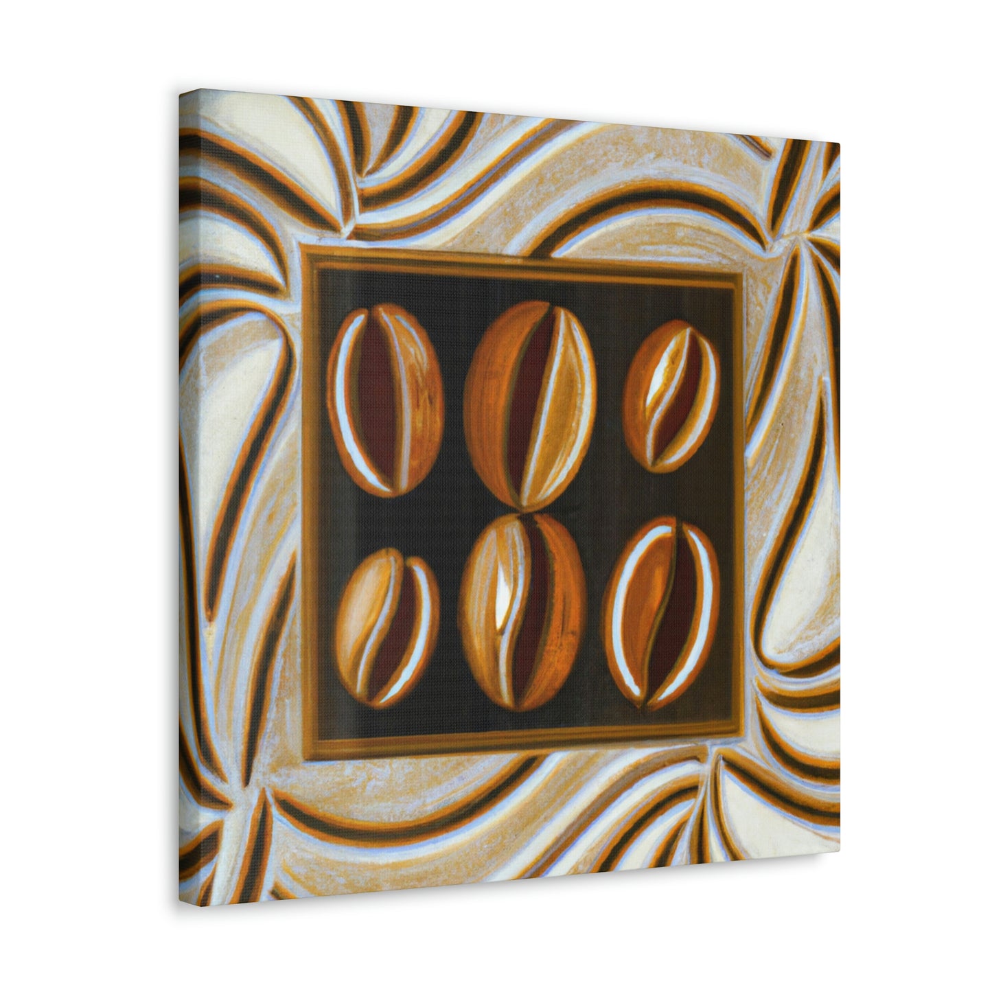 "Coffee Beans Symphony" - Canvas