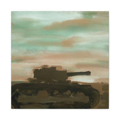 Tank in Abstract Form - Canvas