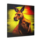 "Kangaroo in Technicolor" - Canvas