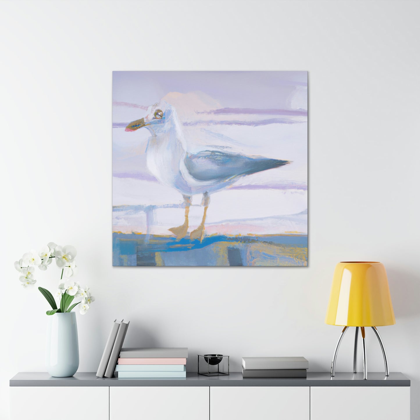 Sea's Glorious Gull - Canvas