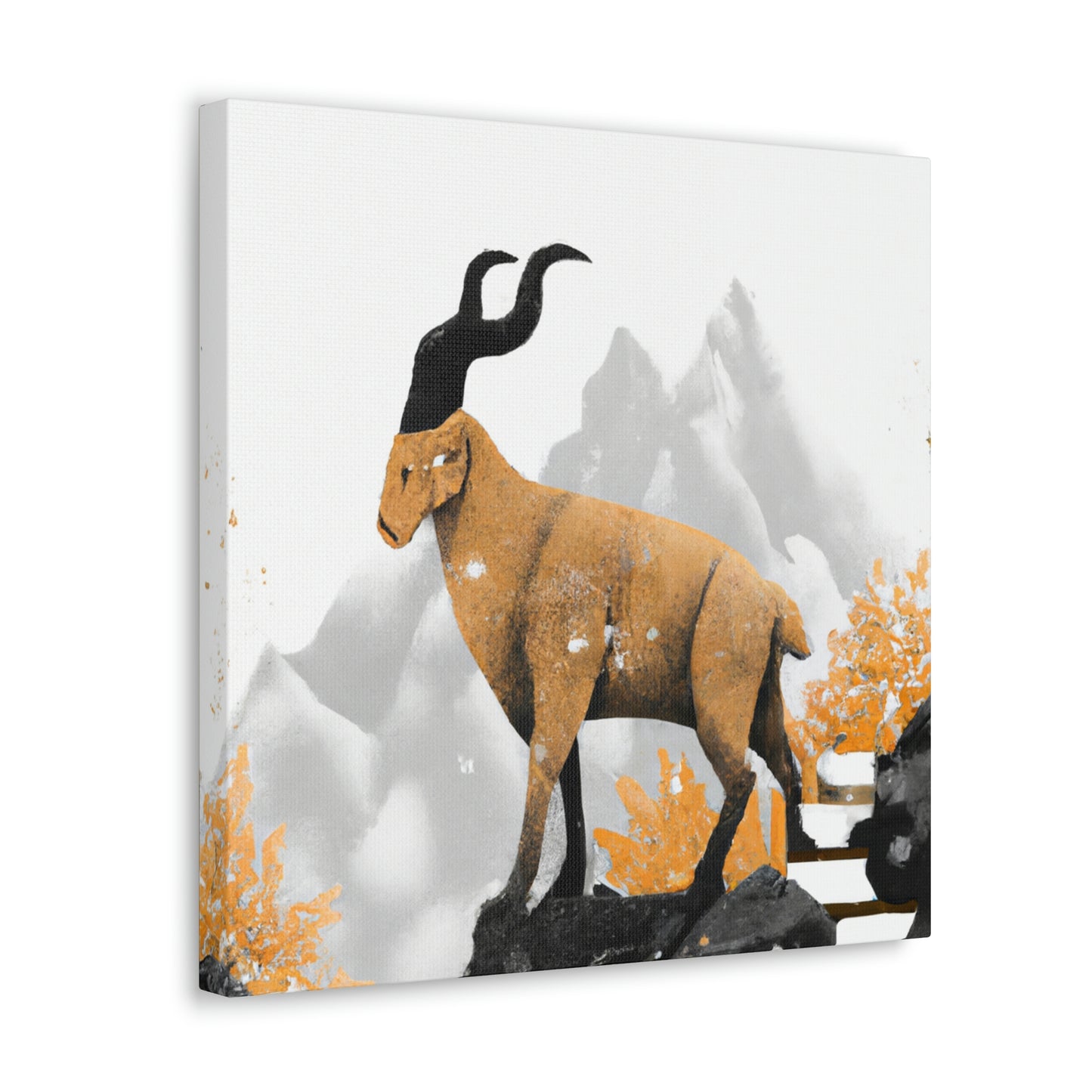 Mountain Goat Splendor. - Canvas