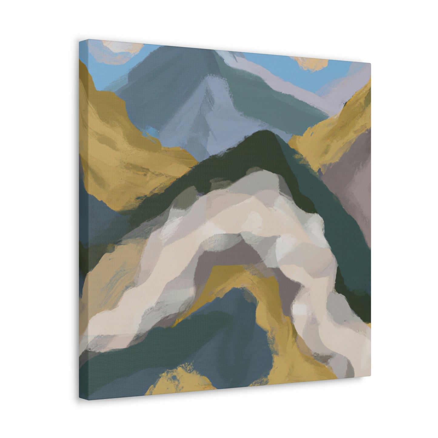 Mountain Majesty Abstract - Canvas