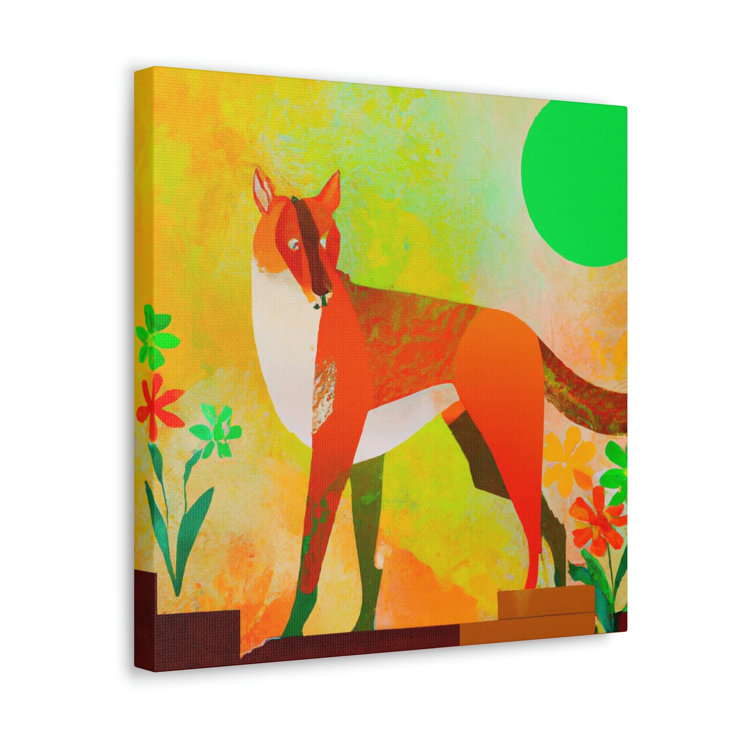 Dhole in Art Deco - Canvas