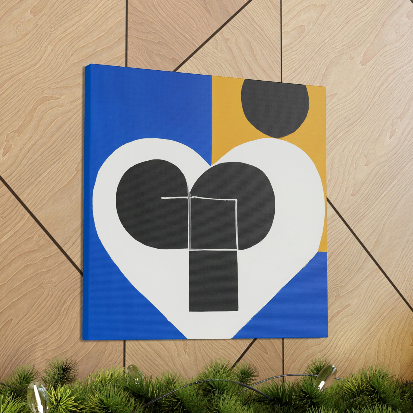 Intertwined Hearts Unbound - Canvas