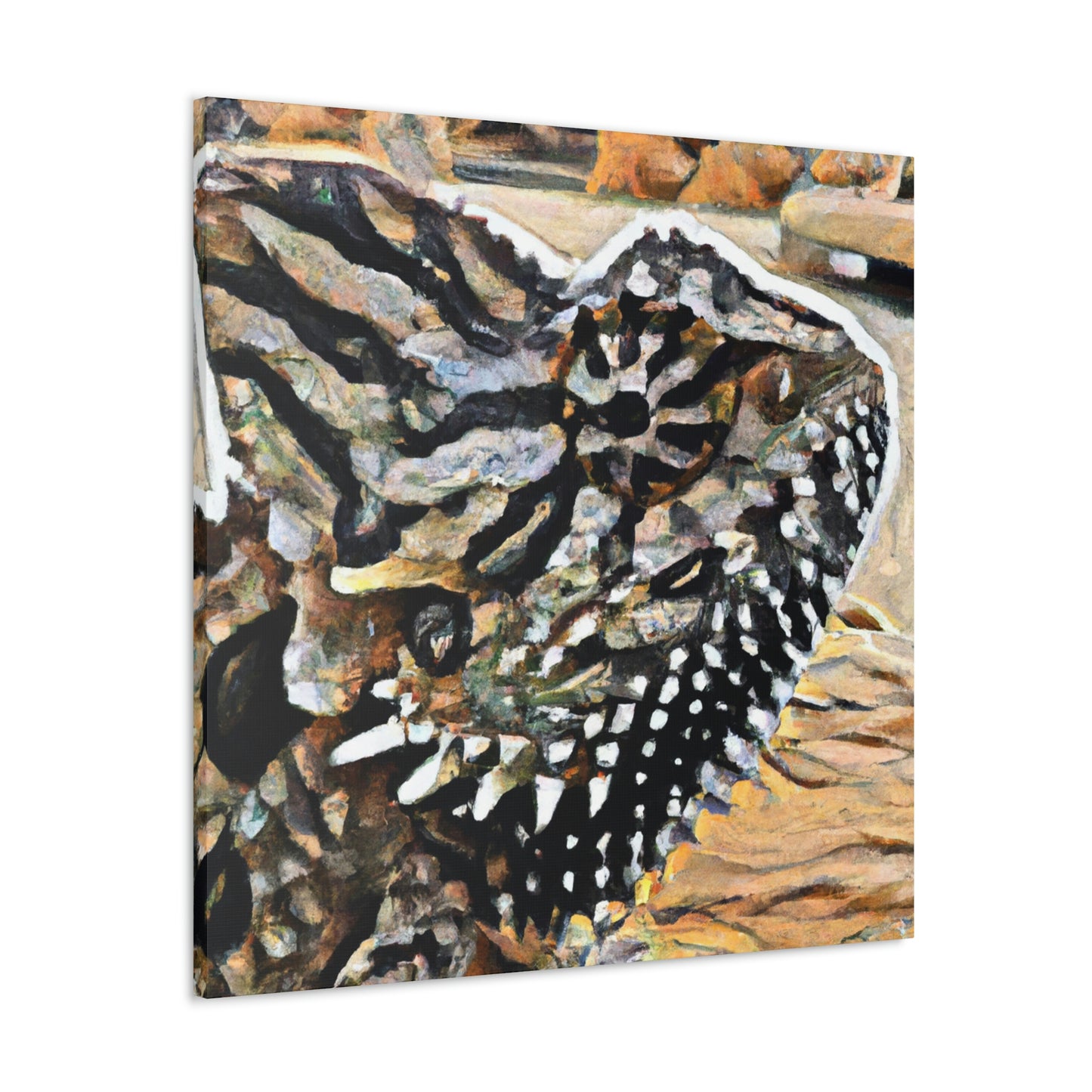 Horned Lizard Radiance - Canvas