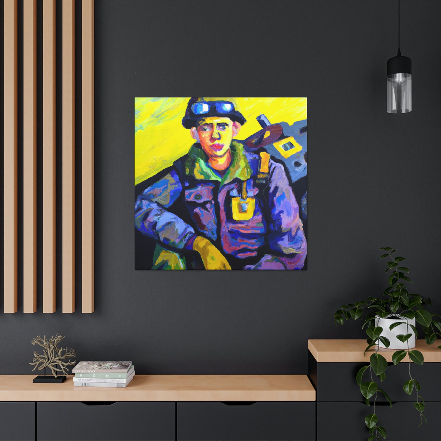 "Stoic Bomb Disposer" - Canvas