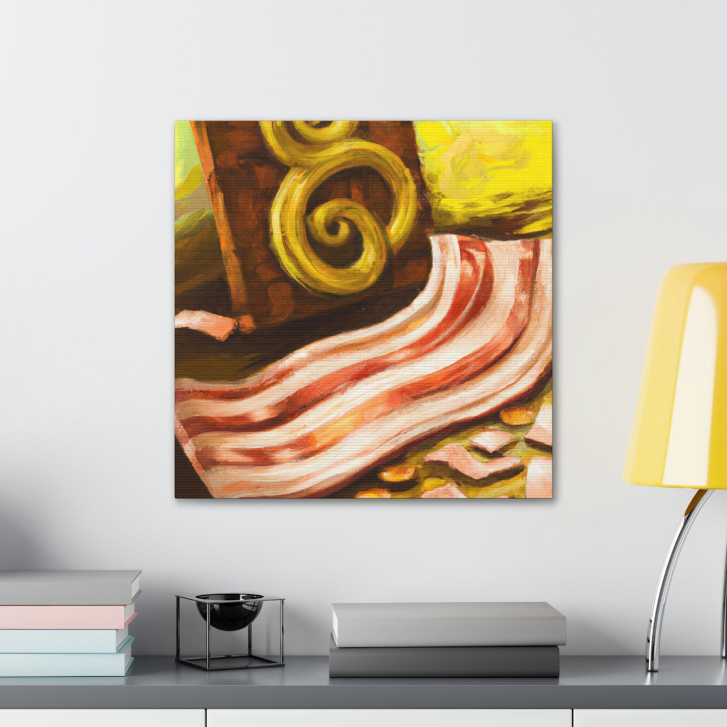 "Bacon In Steampunk Times" - Canvas