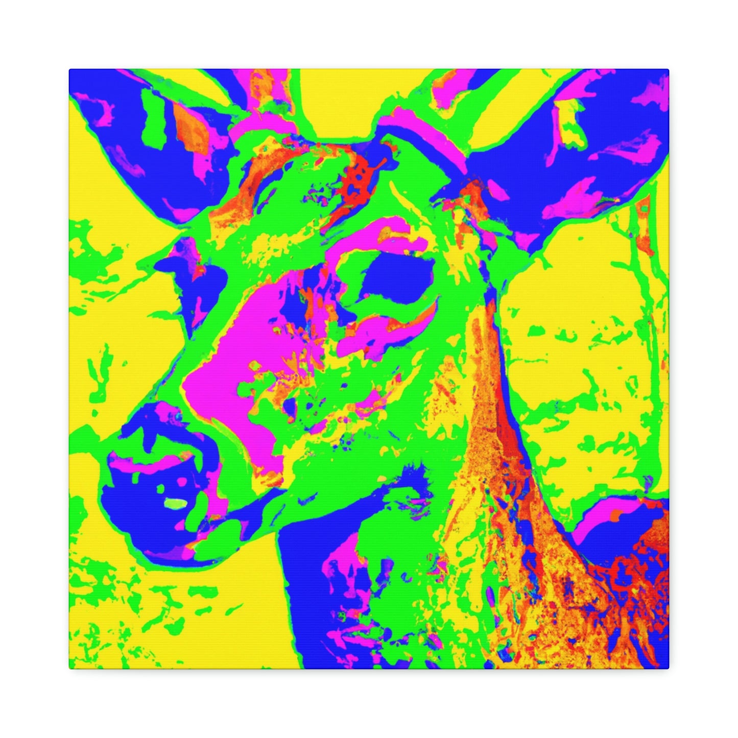 Whitetail Deer Pop Art - Canvas