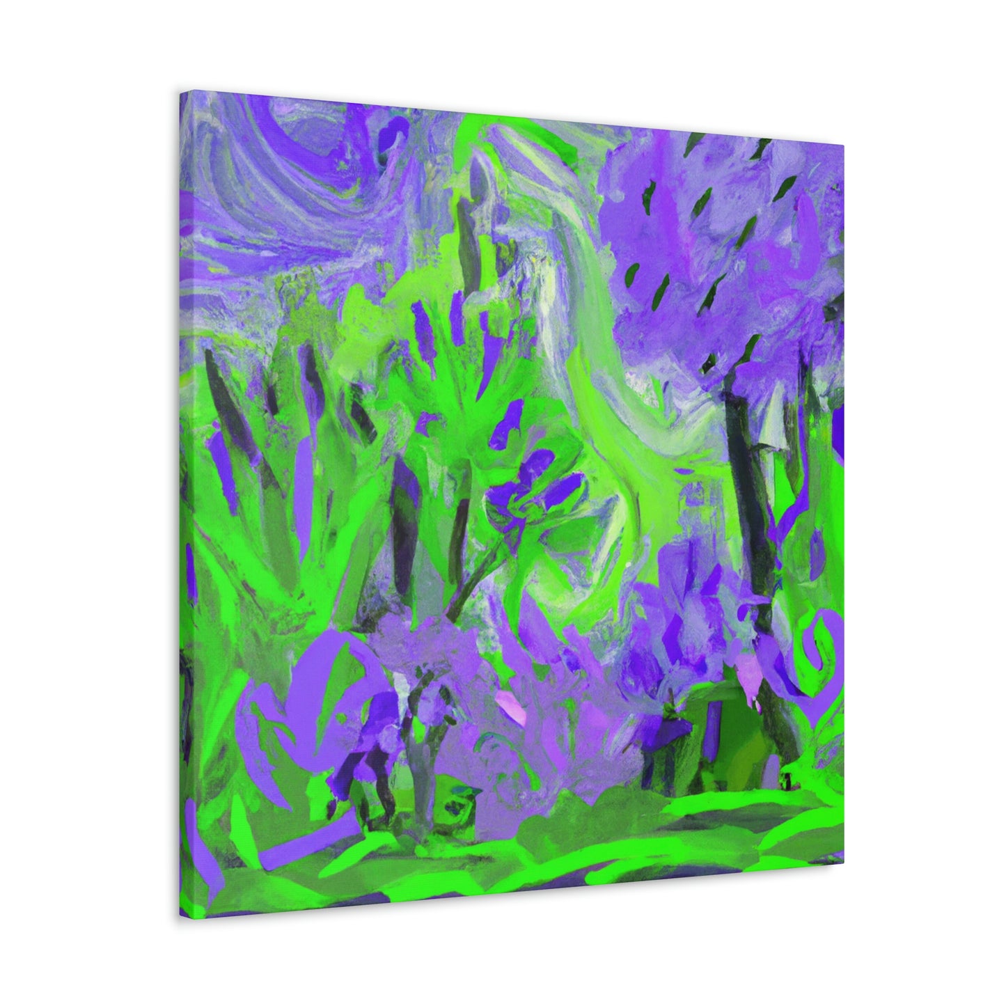 Lilac Expression Abstraction - Canvas