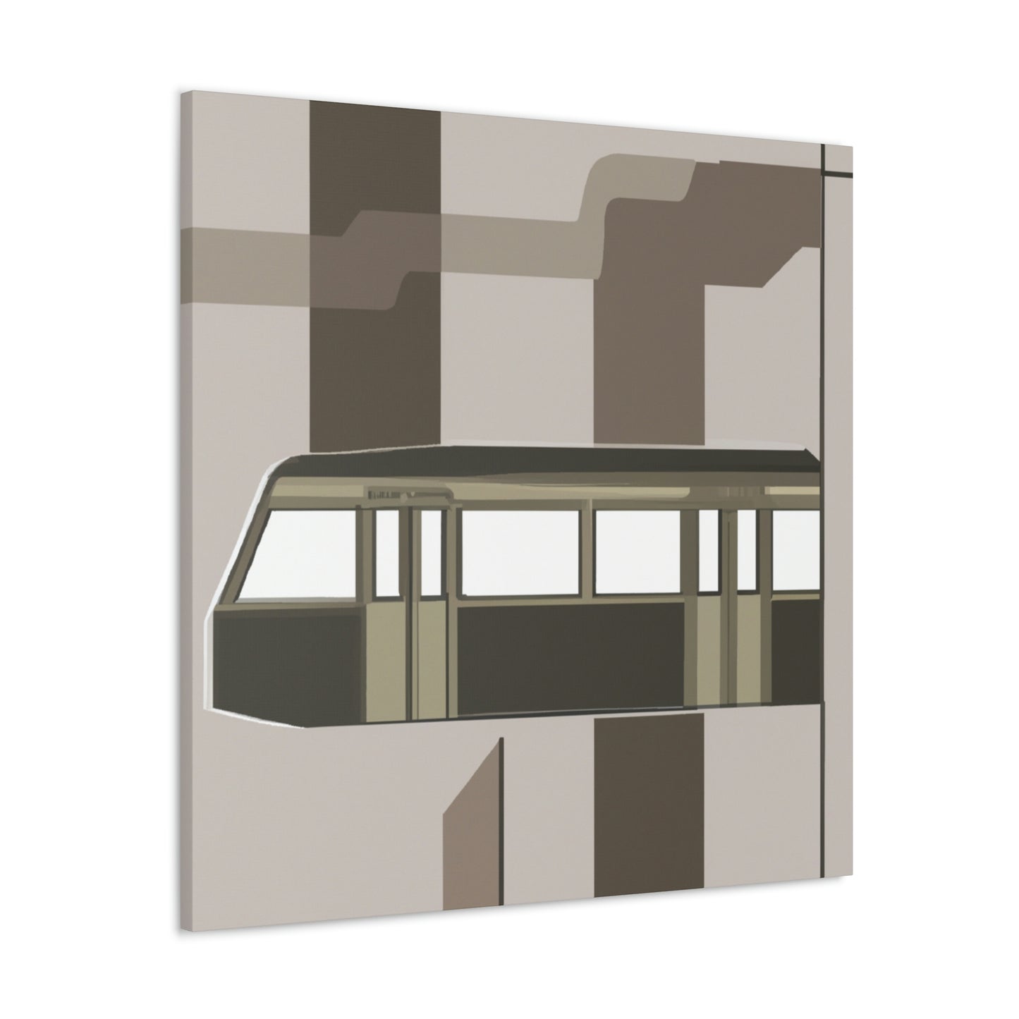 "Subway Journey in Deco" - Canvas