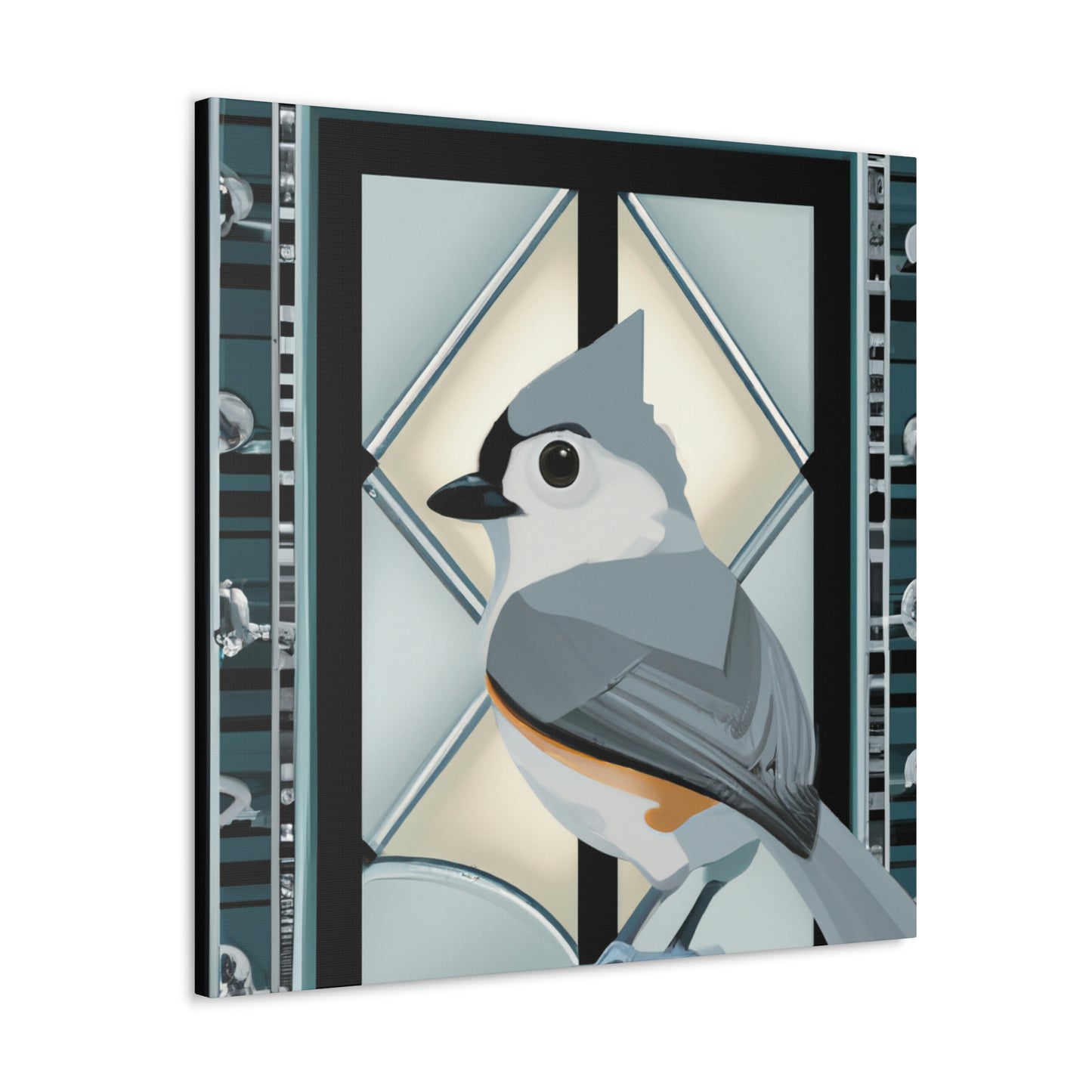 "Tufted Twenties Titmouse" - Canvas