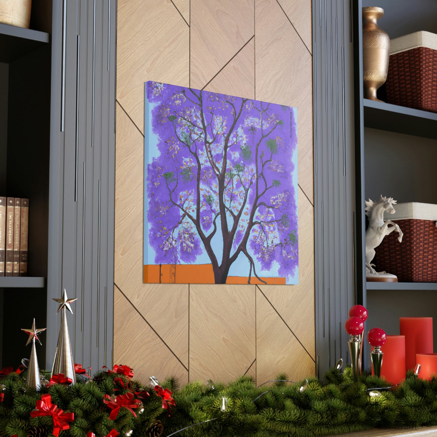 Cascading Jacaranda Joy - Canvas