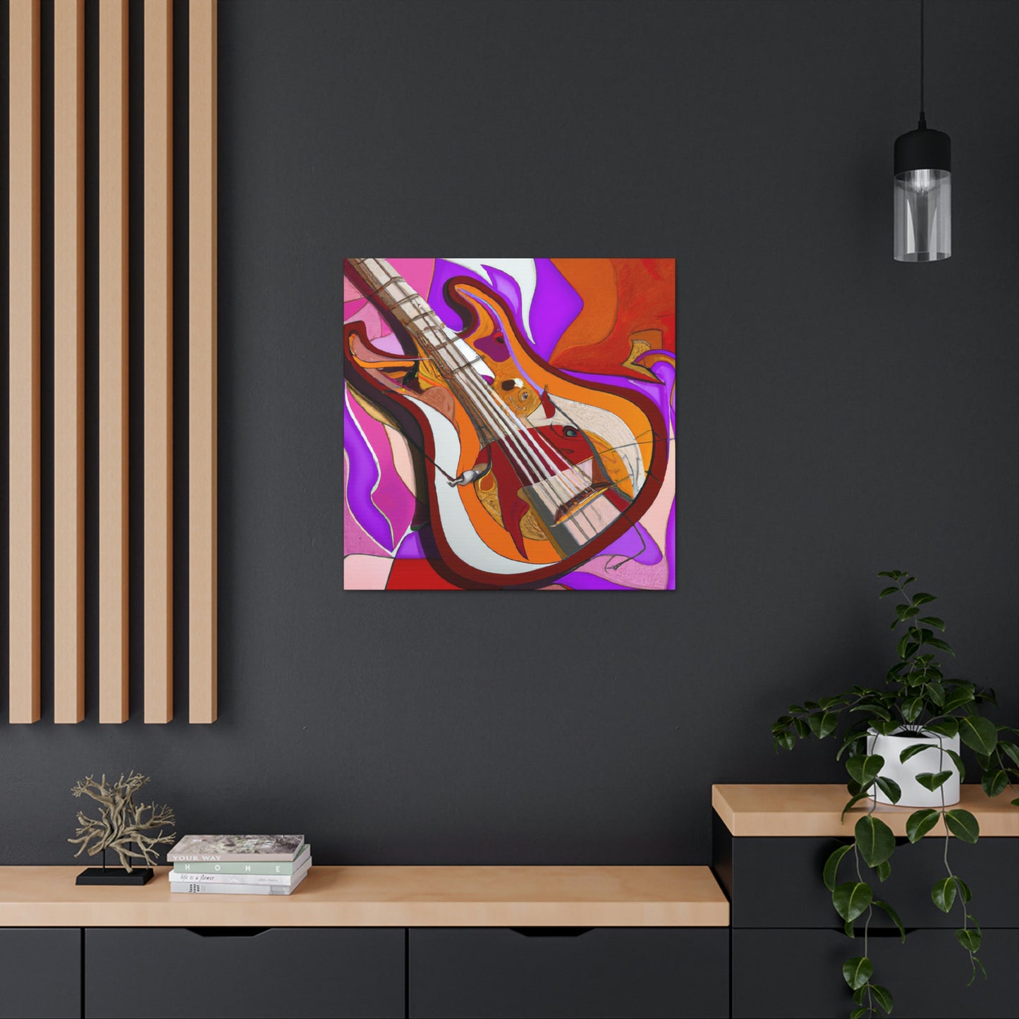 "Guitar Bass Groove". - Canvas