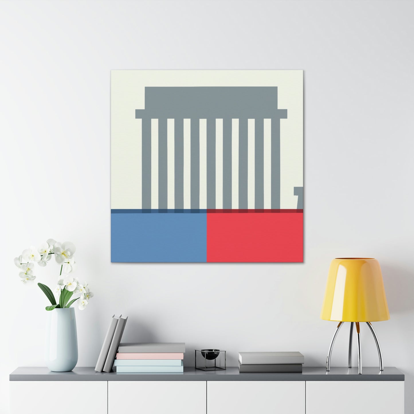 Lincoln Memorial Simplicity - Canvas