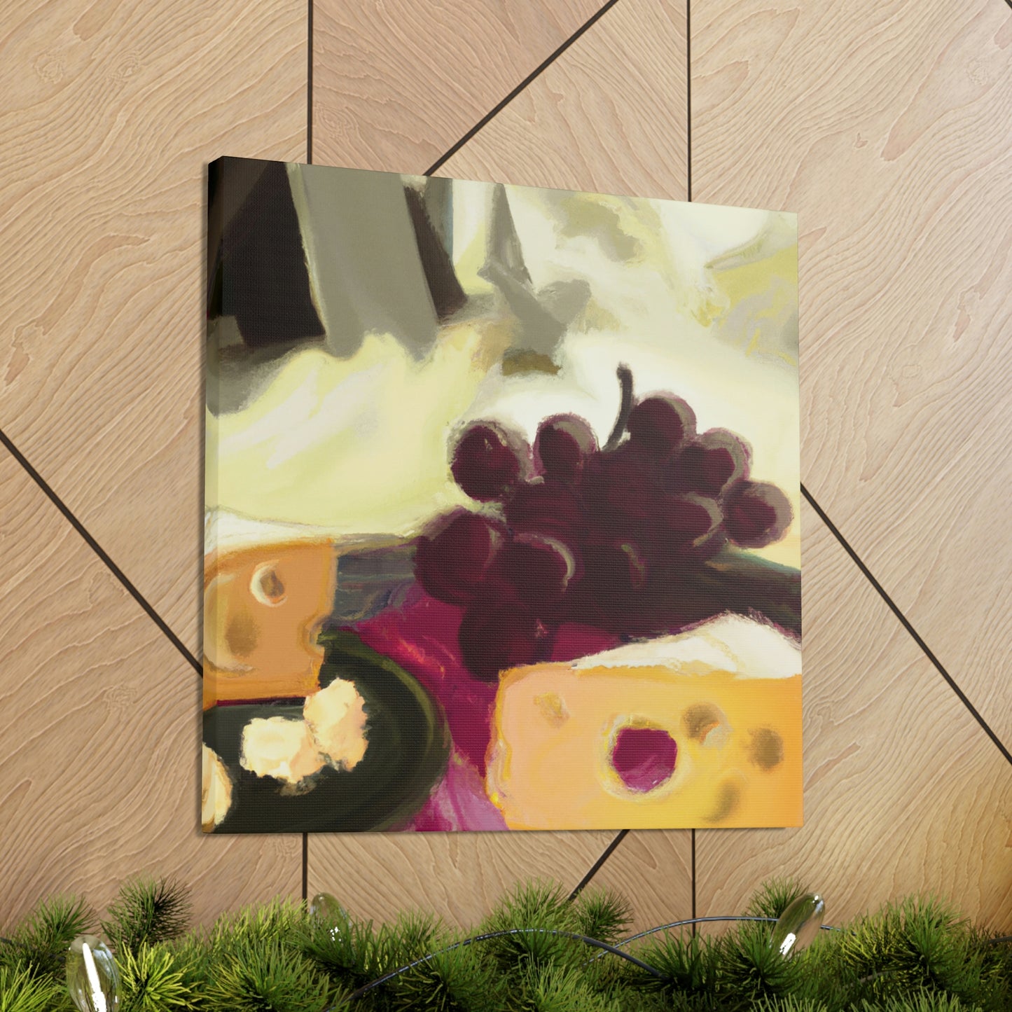 Cheese and Grapes Dream - Canvas