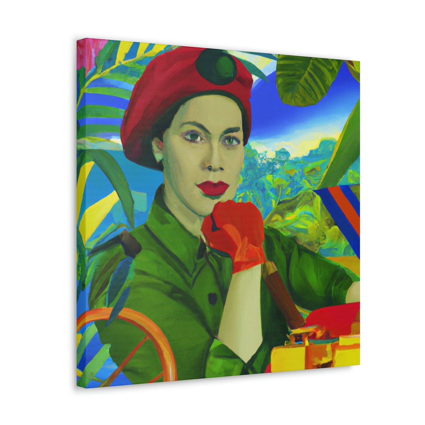 "Rosie the Riveter Reframed" - Canvas