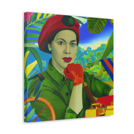 "Rosie the Riveter Reframed" - Canvas