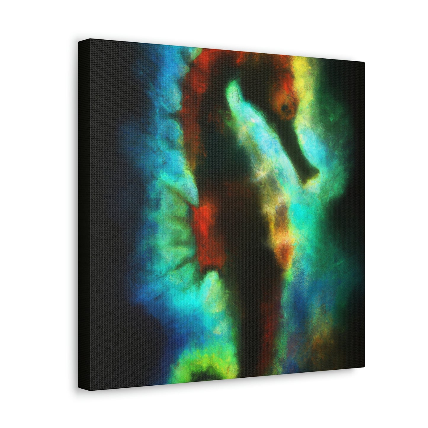 "Sea Horse Rising Up" - Canvas