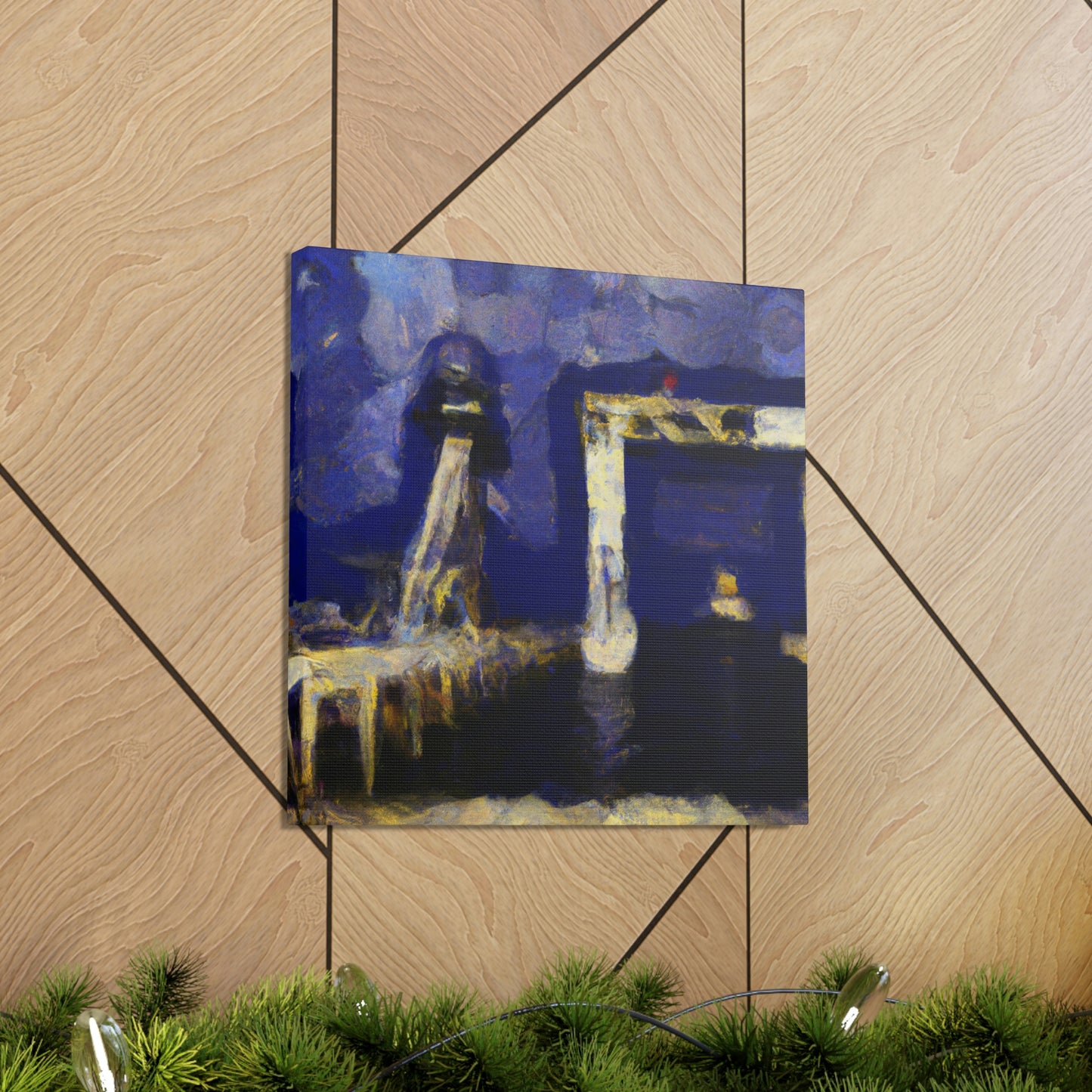 Pier in Expressionism - Canvas