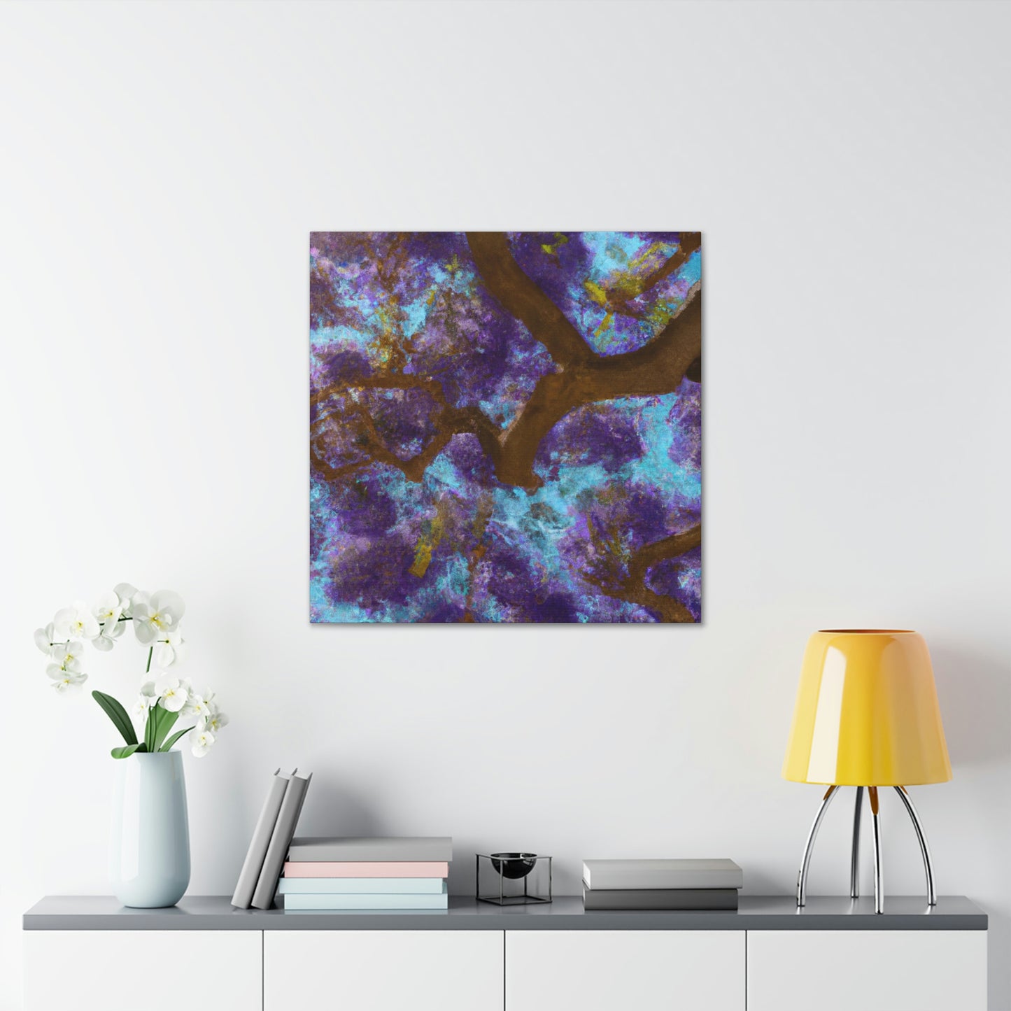 Jacaranda Dreamscape. - Canvas