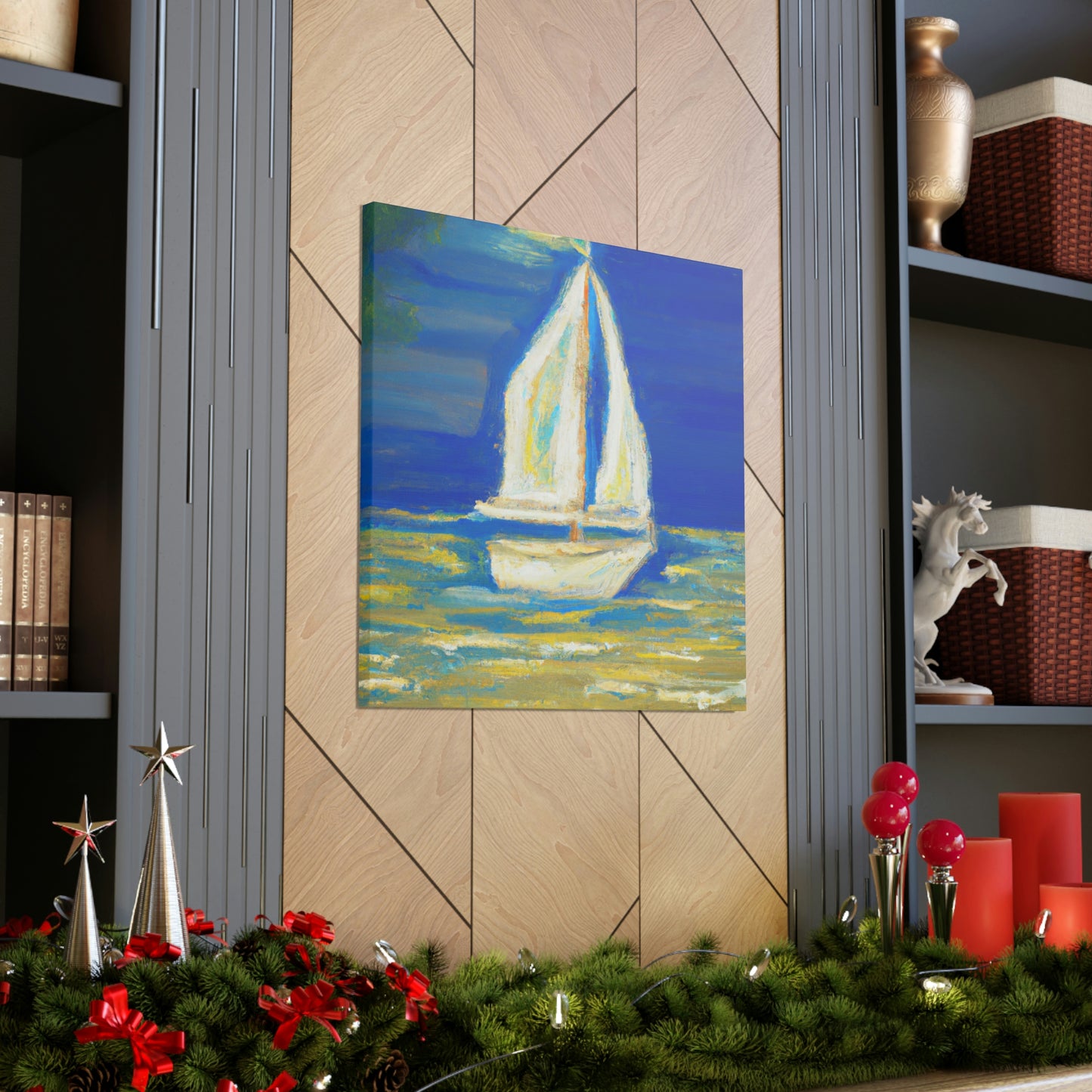 "Sailboat at Sea" - Canvas