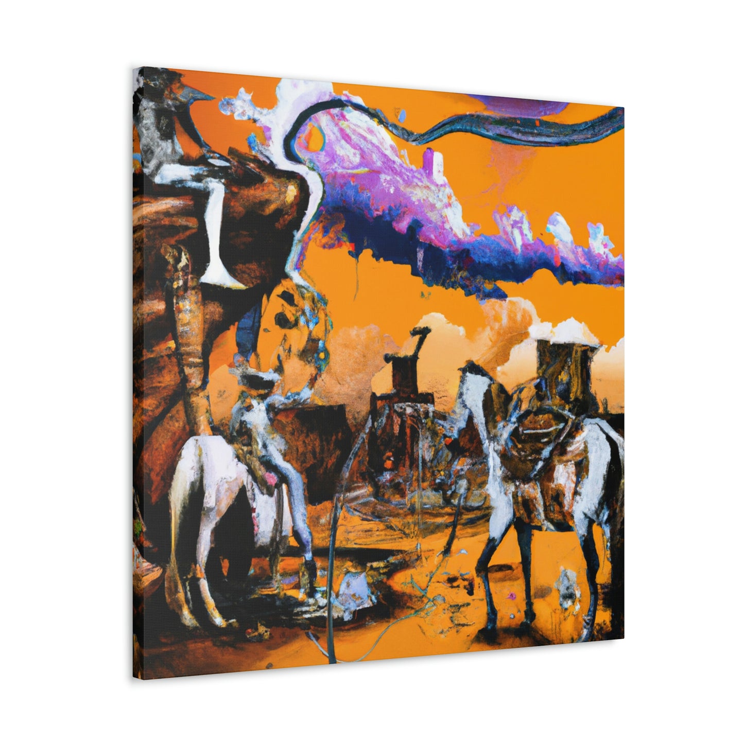 "Western Landscape Vistas" - Canvas