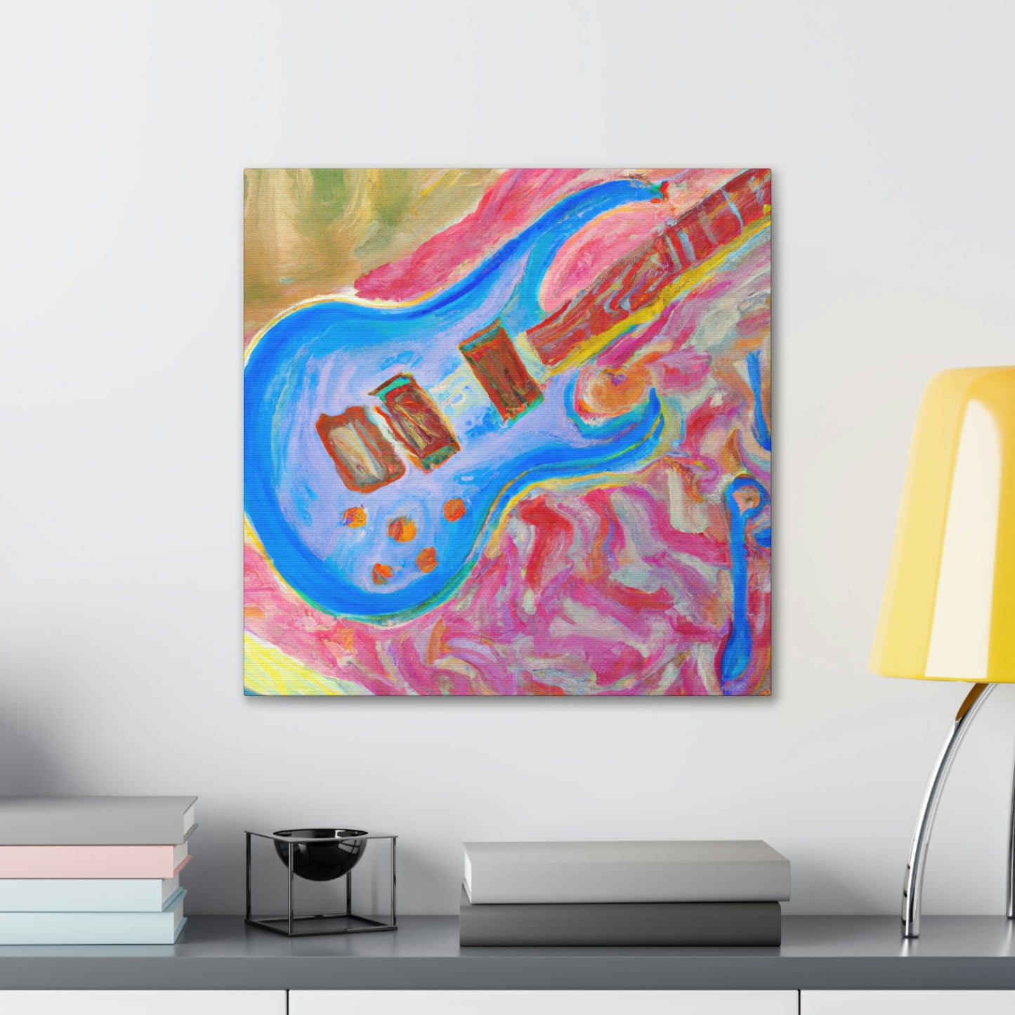 "Electric Guitar Triumphant" - Canvas