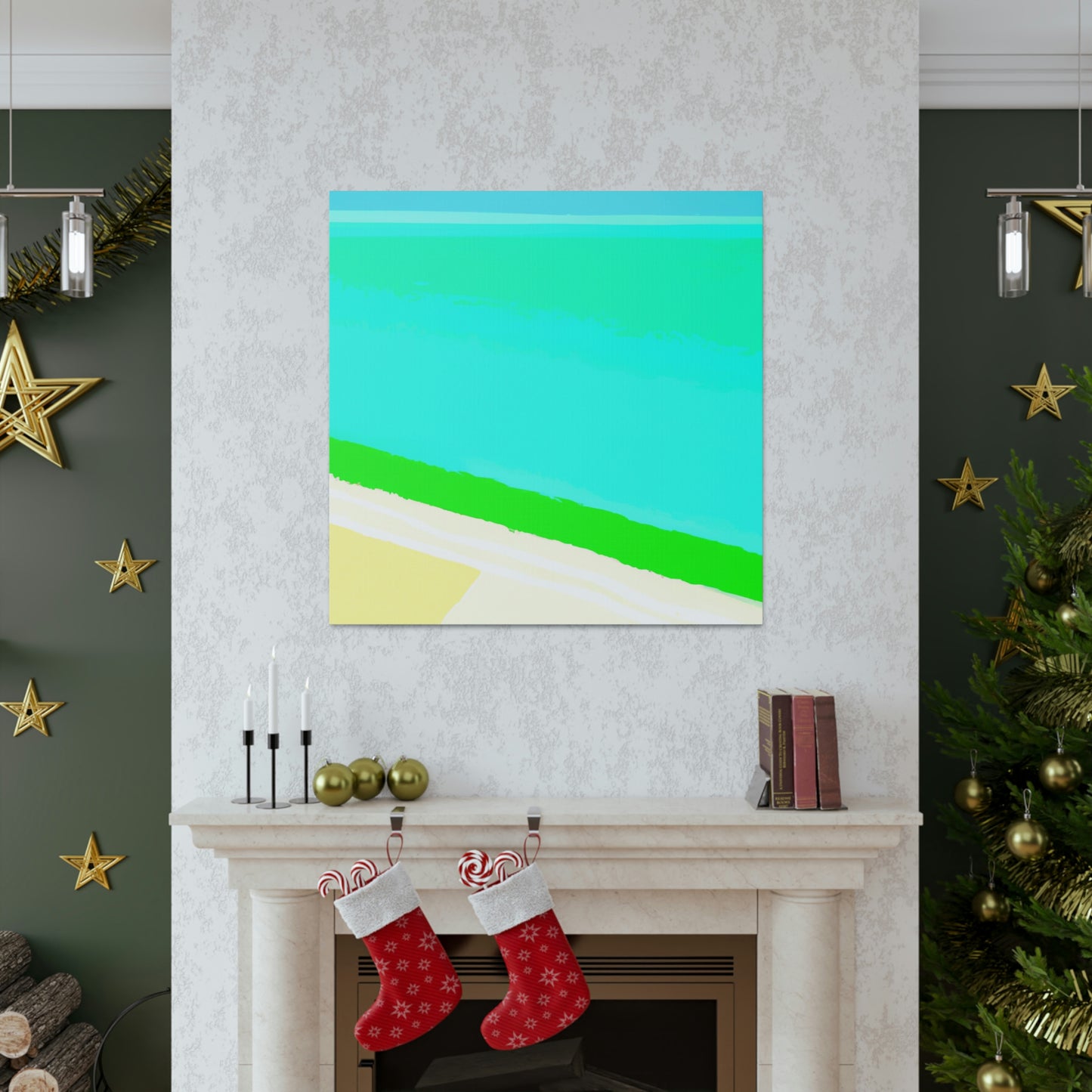 "Summer Sparkle Beaches" - Canvas