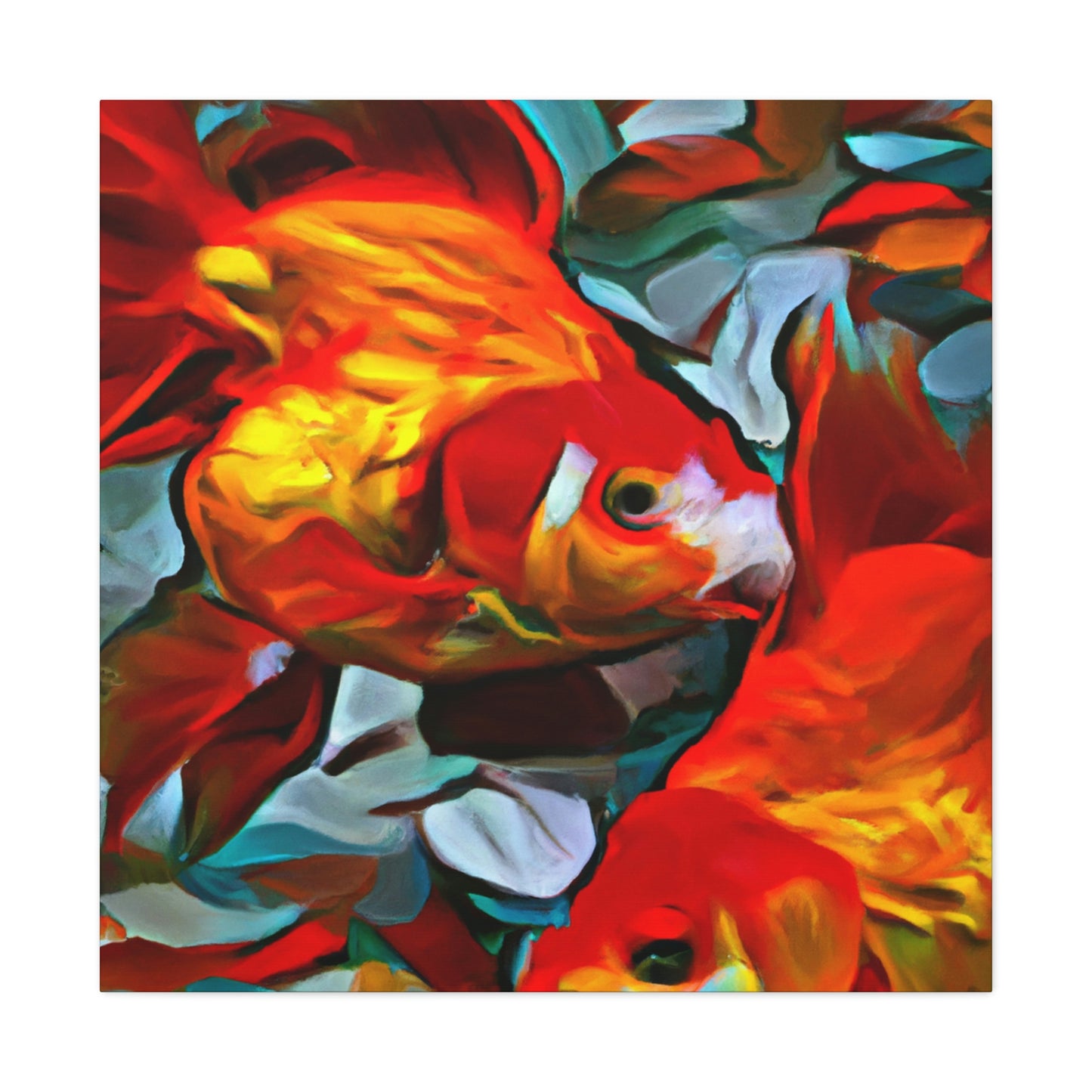 Golden Fish Dreaming - Canvas