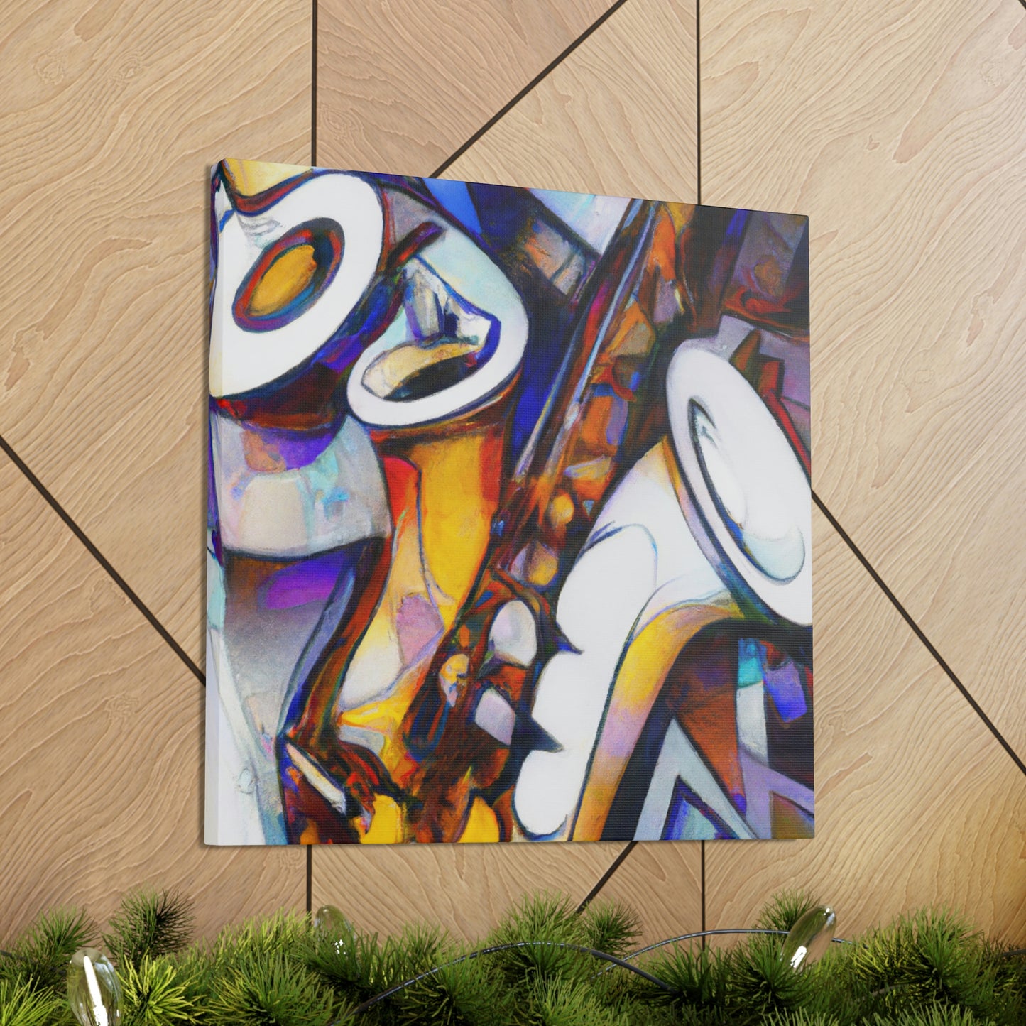 Saxophone Jazz Symphony - Canvas