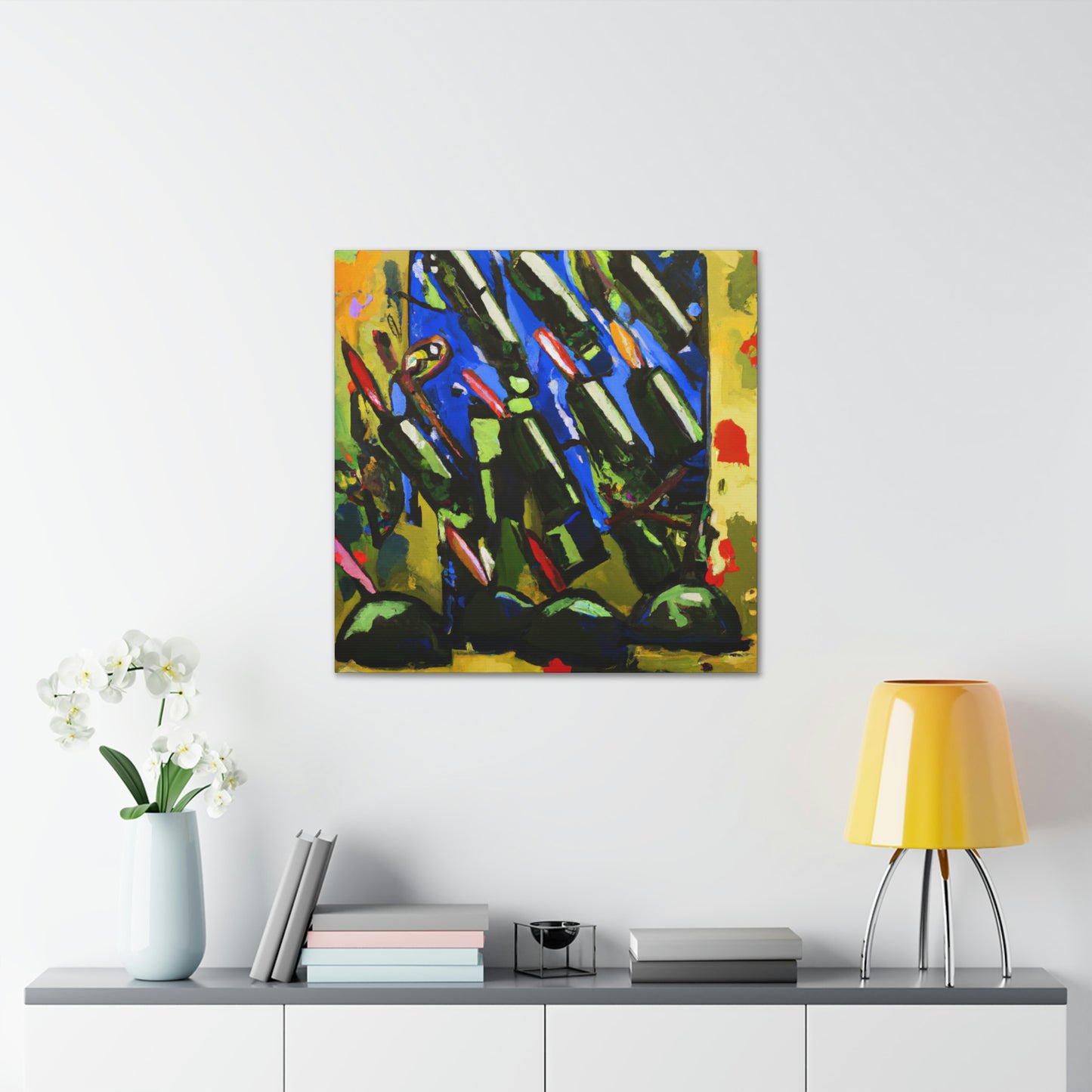 Ammo in Abstract Art - Canvas