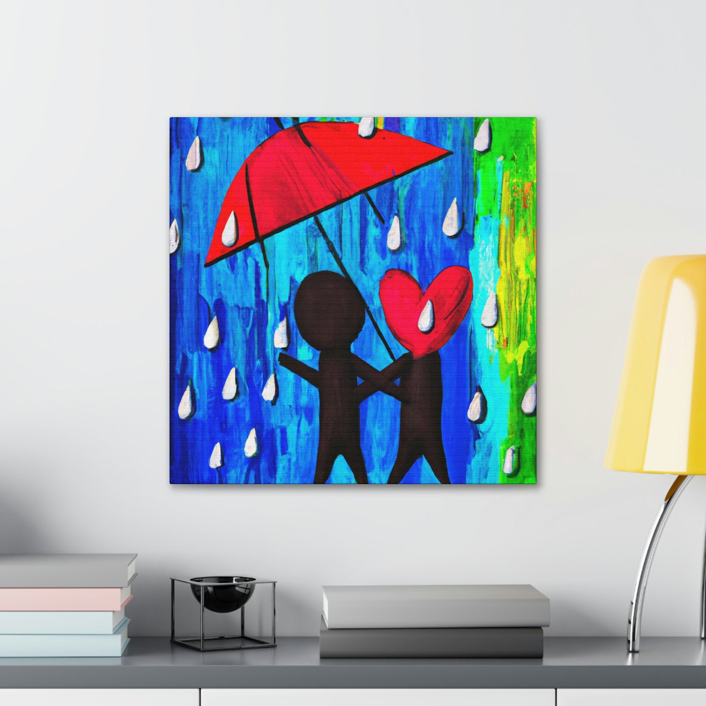 Love in the Rain - Canvas