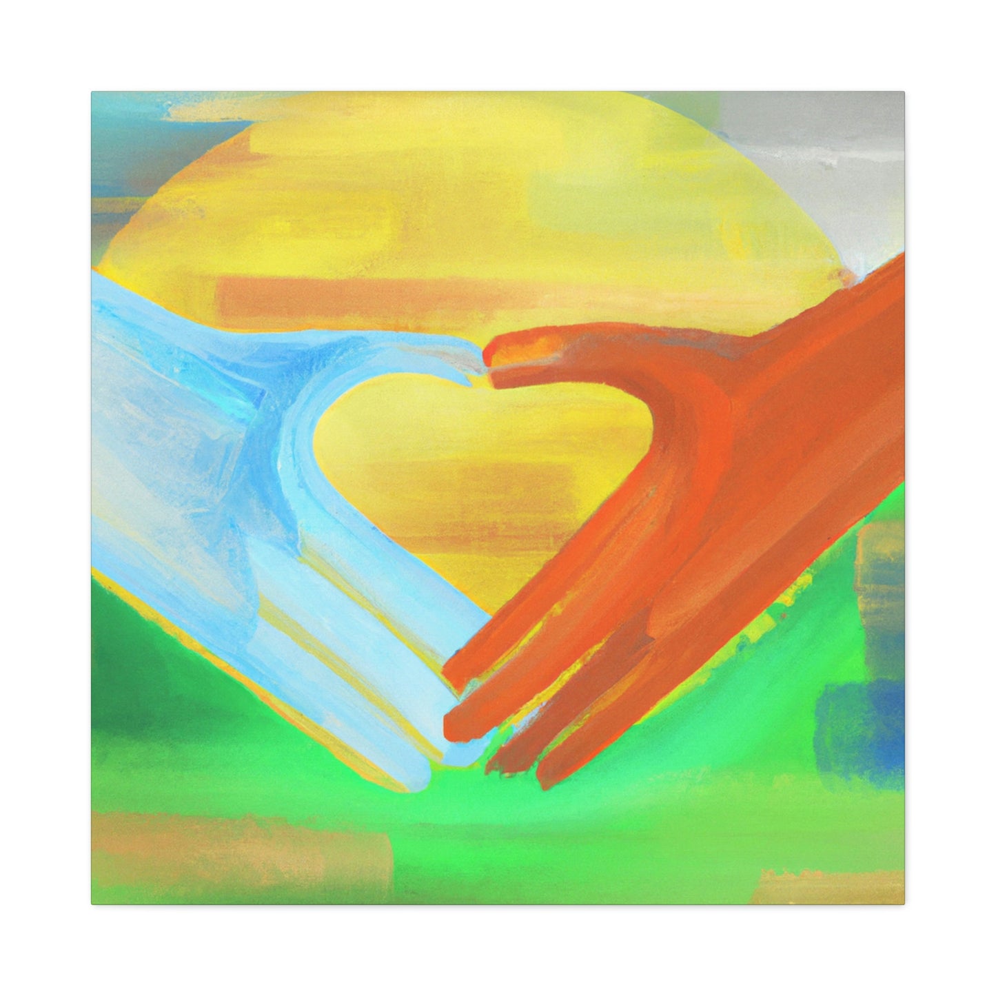 United Through Hands - Canvas