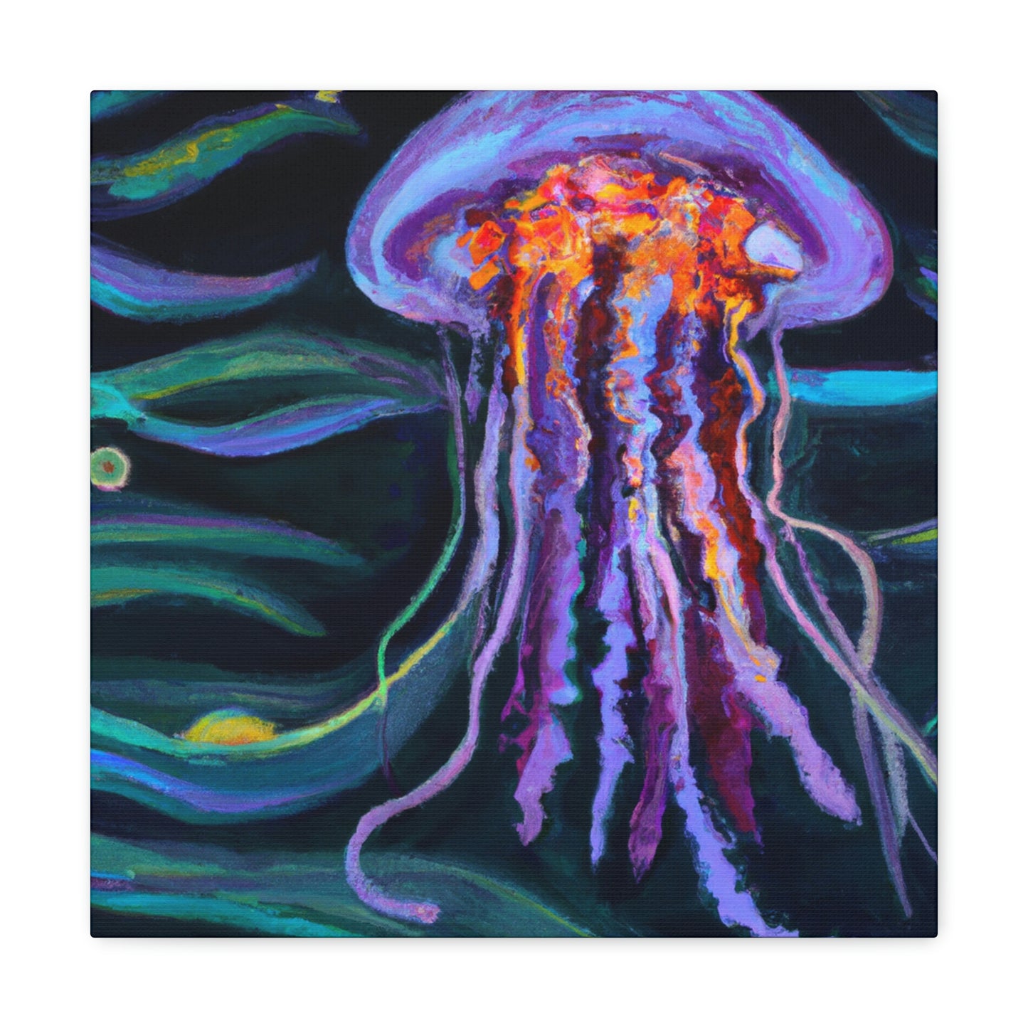 "Jellyfish Dream Streams" - Canvas