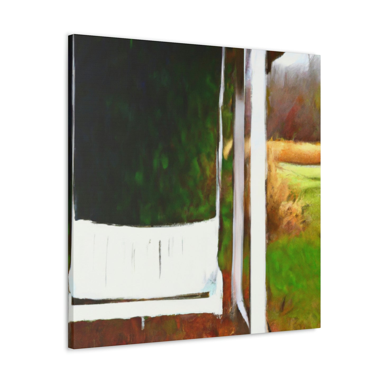 Swinging on Porch - Canvas