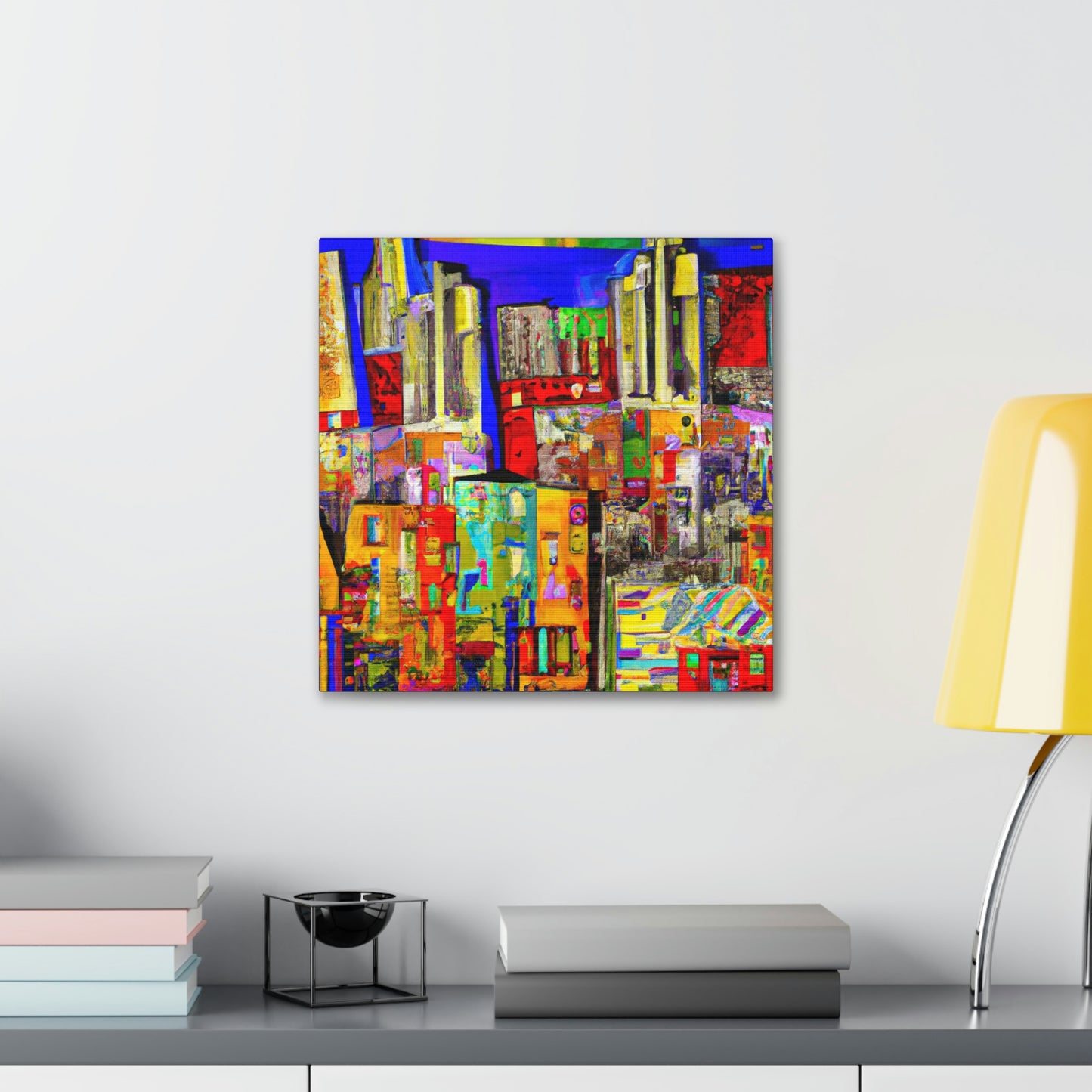 Urban Street Panorama - Canvas