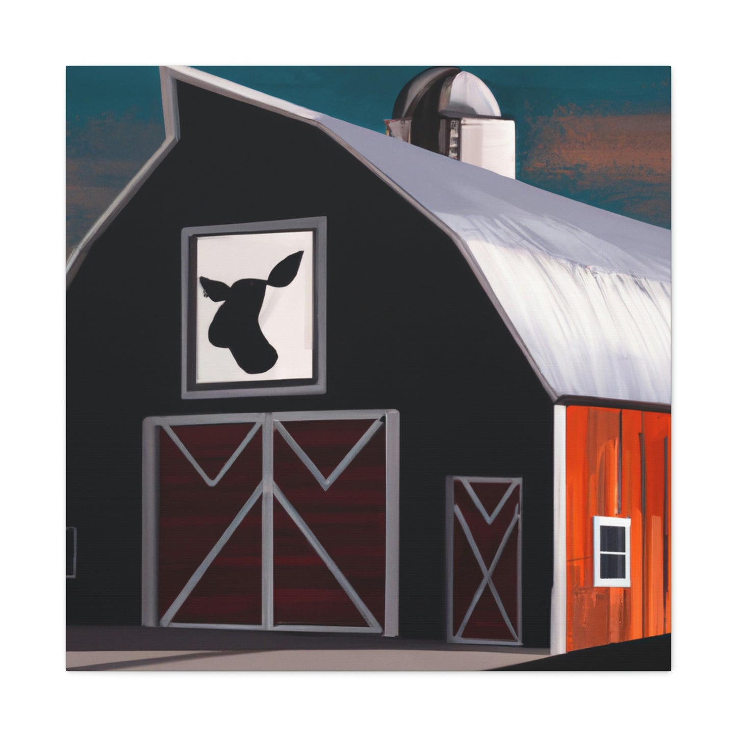 "Barn of Deco Dreams" - Canvas