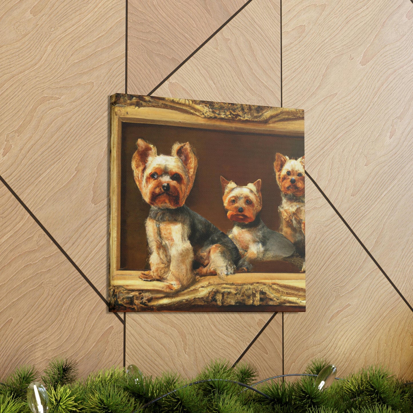 Yorkshire Terrier Symmetry - Canvas