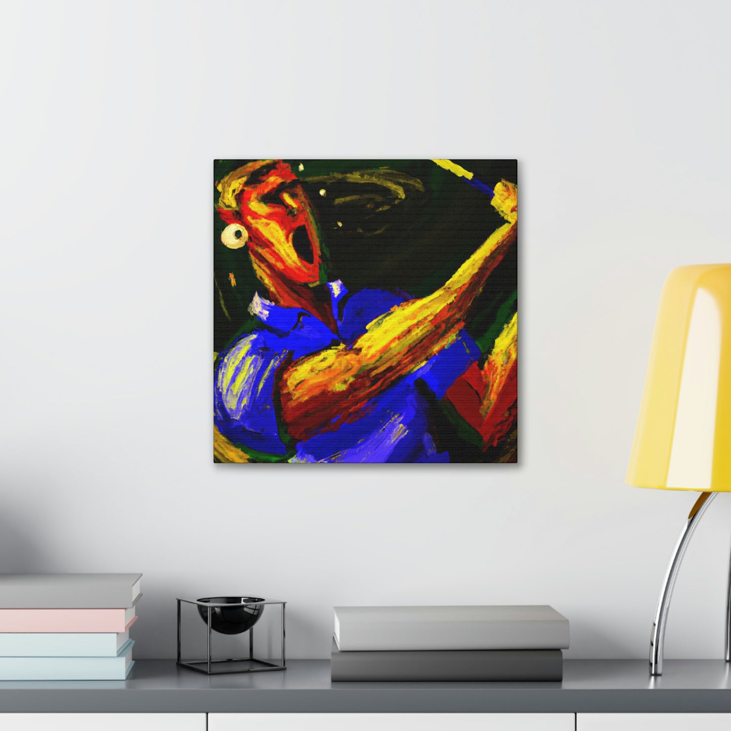 Golfers in Expressionism - Canvas