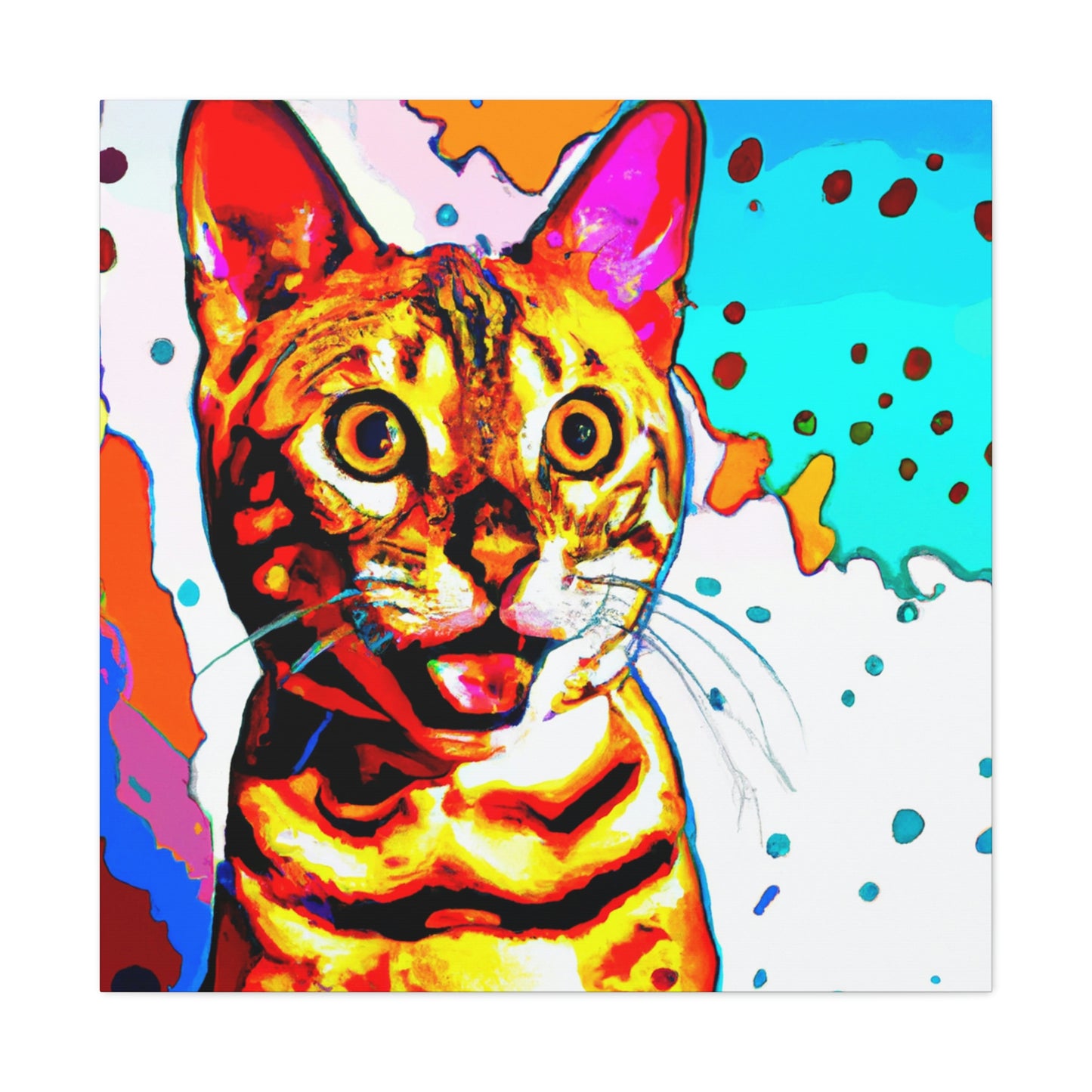 Bengal in Pop Art - Canvas