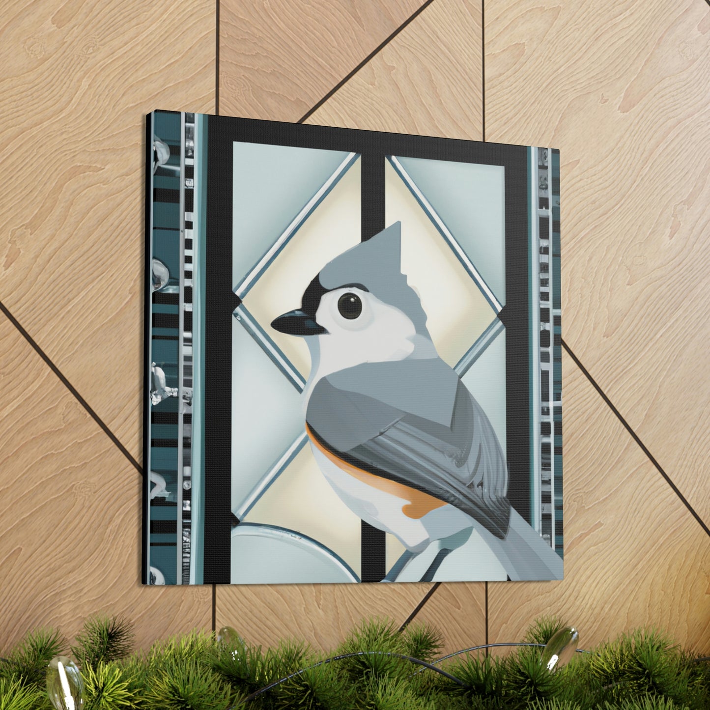 "Tufted Twenties Titmouse" - Canvas