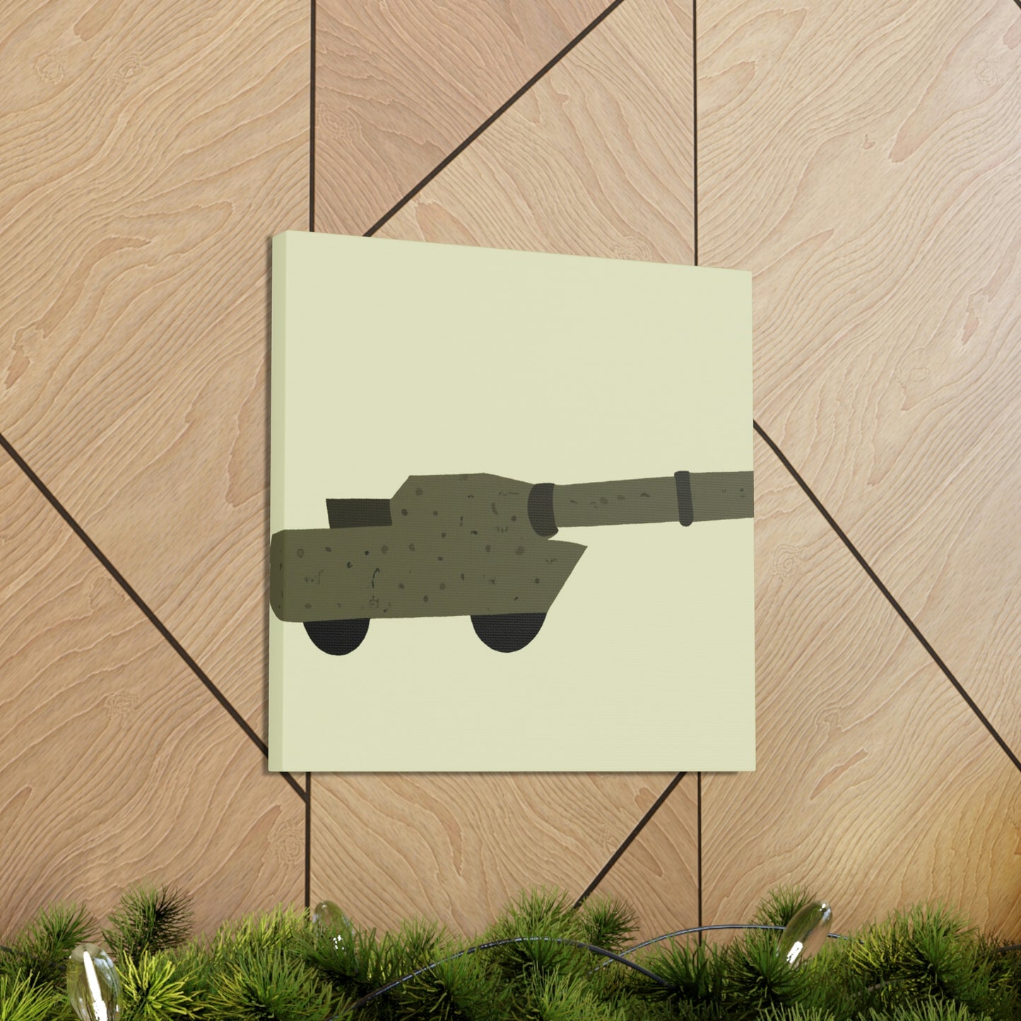 "Gun Minimalism Tranquility" - Canvas