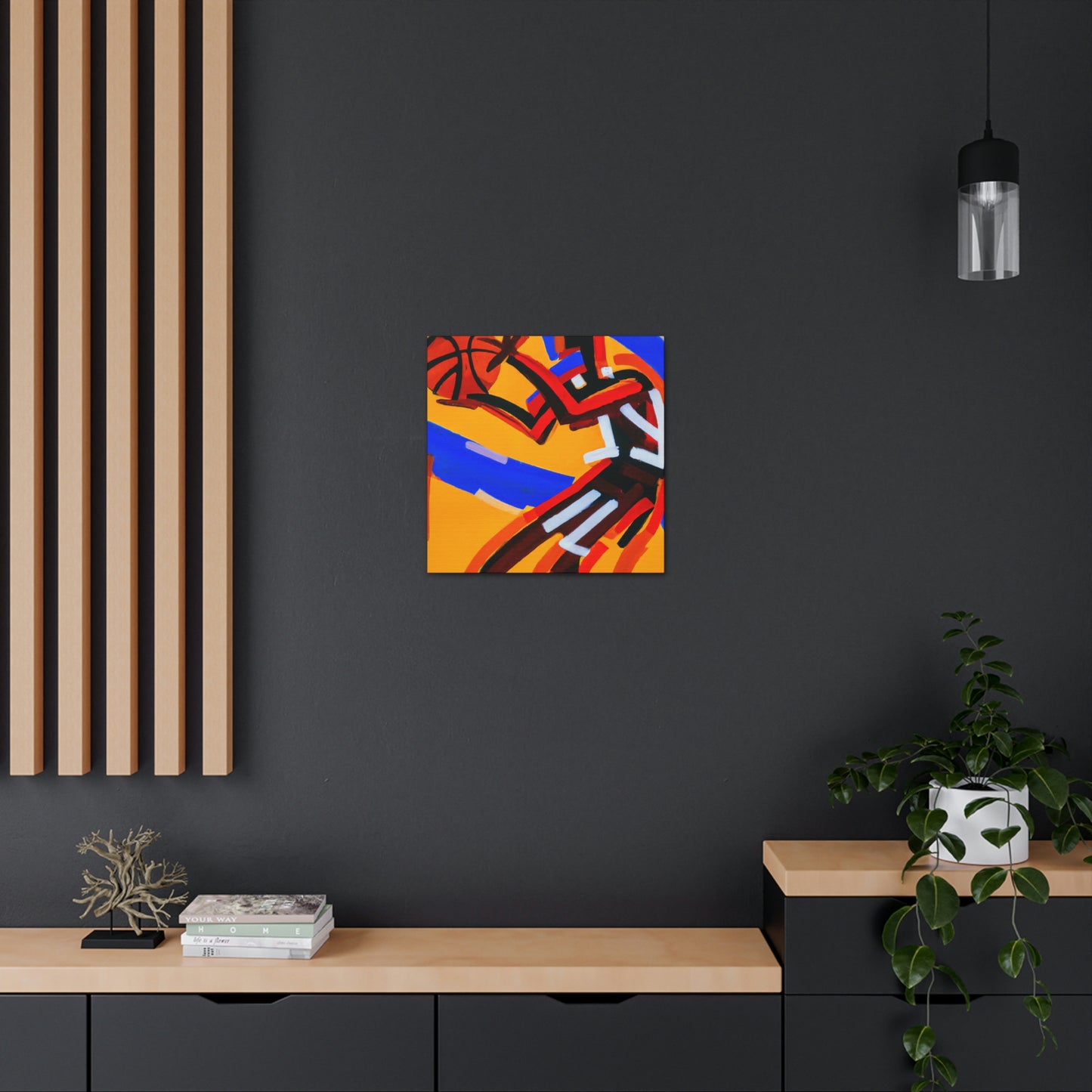 Basketball in Abstractions - Canvas